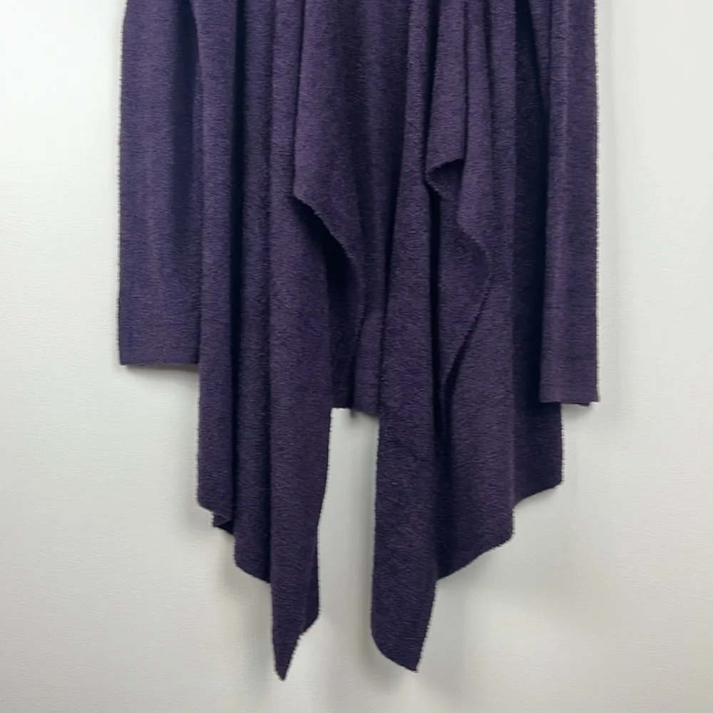 Barefoot Dreams women’s Bamboo Chic Lite cardigan in purple. Size L/XL - Picture 6 of 11
